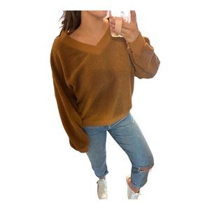 Magnolia Boutique, Brown Oversize Sweater, S/M
